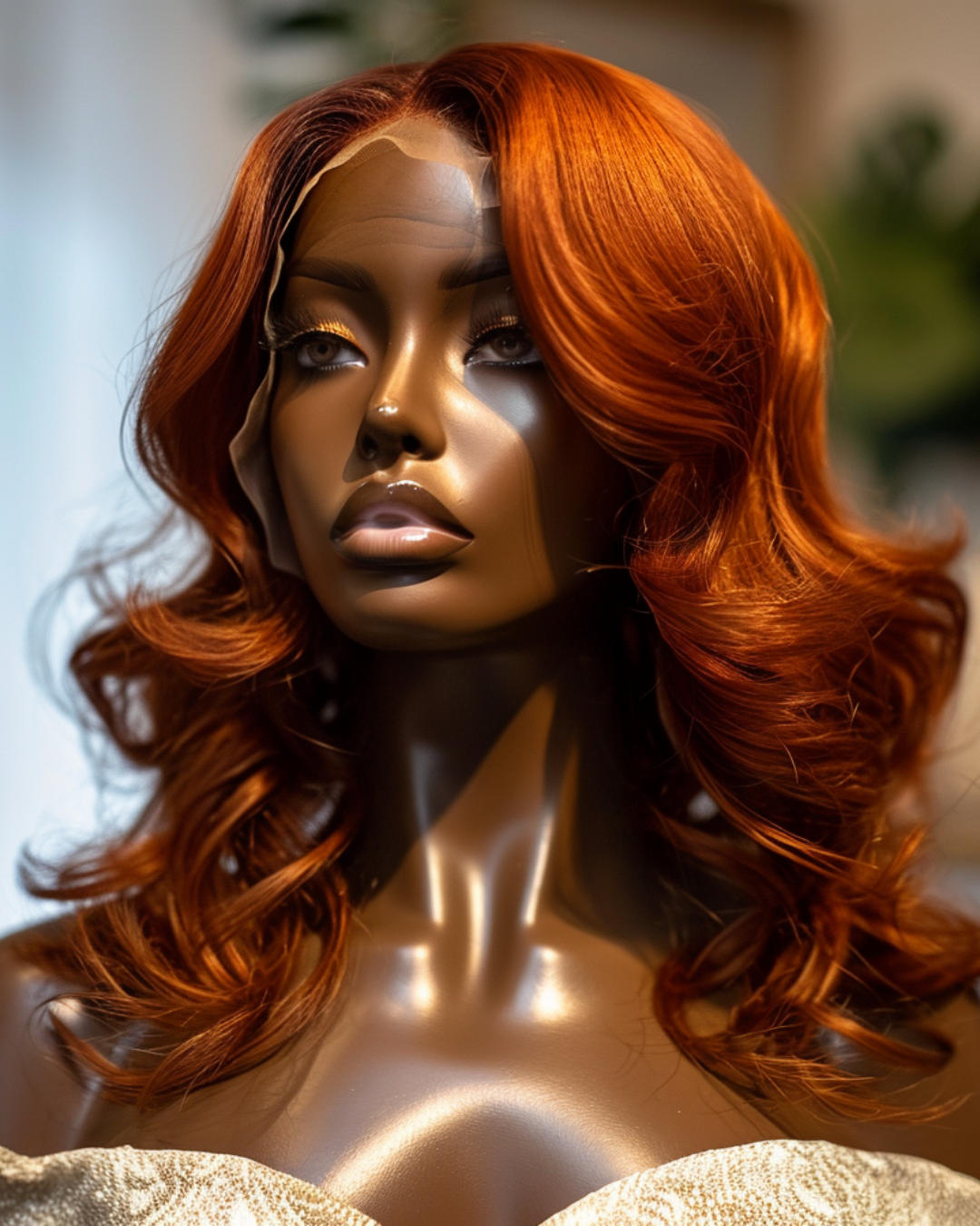 Ginger Hair HD Front lace Unit